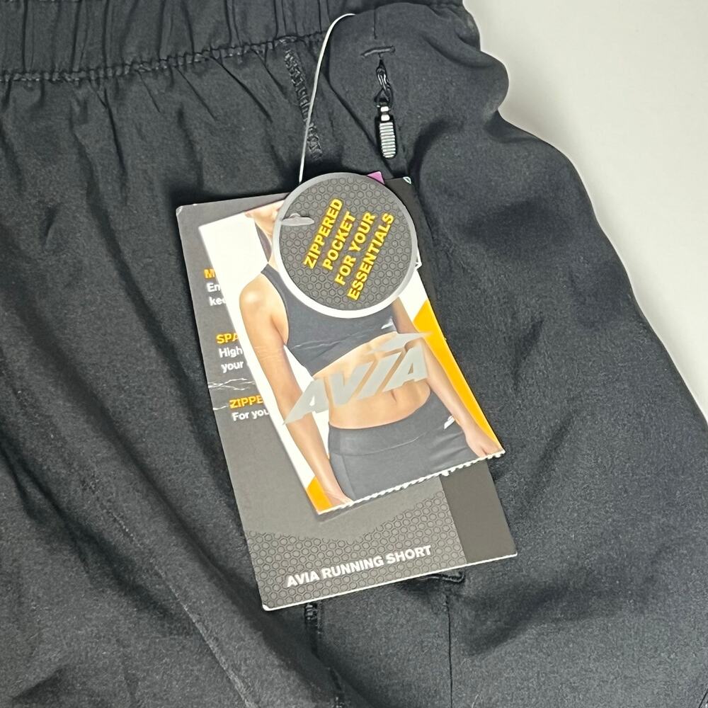 NWT Avia Black Performance Running Shorts XXL (20) - Picture 6 of 7